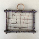 &Otilde;hktaimed rippuvad puidust rotangist karkass tillandsia seinahoidja lillekaunistused ripatsid lillelised