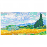 Van Gogh Starry &Ouml;ine &otilde;limaal l&otilde;uendi plakatid ja v&auml;ljatr&uuml;kid Kuulsad impressionistlikud kunstipildid kaasaegse elutoa sisekujunduse jaoks 50x100cm