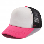 Unisex m&uuml;ts vabaaja tavalise v&otilde;rguga pesapallim&uuml;tsi reguleeritav Snapback m&uuml;tsid naistele meestele Hip Hop Trucker Cap 54cm-60cm must/roosa punane v&auml;rv