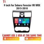 Icreative 9-tolline Android-autoraadio Subaru Forester XV WRX 2015-2018 multimeediumipleier 2D-navigatsiooniga GPS-peaseade