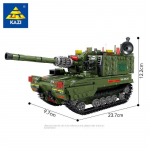 KAZI National Strength Eagle 8-in-1 s&otilde;jav&auml;e&uuml;likond ehitusplokk raketiauto tank, &otilde;petlik kokkupandud m&auml;nguasi poisile
