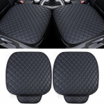 Luksusauto nahast istmekate Must autopadja kate Universaalne autopadja autoosad 2 Pack Font Seat