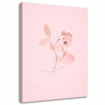 L&otilde;uendiprint Flower Nature Pink 40x60 roosa