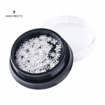 Universaalsed j&otilde;ulukaunistused K&uuml;&uuml;ned Kaunistused Viilud Kukkumisvastane Nail Art pleekimata Mixed Charcoal