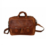 Meeste ehtsast kitsenahast {vintage} pruun messenger-kott, &otilde;lakott s&uuml;learvutile 11x15x4 pruun