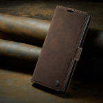 Tolmuvastane t&auml;iskaitsega nahk&uuml;mbris Samsung Galaxy S23 Ultra S22 Plus S21 Fe A14 A34 A54 5g A13 A33 A53 A73 A52s A52 Capa jaoks for Galaxy A13 5G kohv