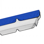 Veekindel kiige varikatuse varikatuse komplekt &otilde;ues aiakiige tooli kate punane hall