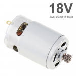RS550 alalisvoolumootorid 10,8 V / 12 V / 14,4 V / 16,8 V / 18 V / 21 V / 25 V puurmootor 9/11/12 hambaga suure p&ouml;&ouml;rdemomendi k&auml;igukastiga elektritrelli jaoks 18V 11T