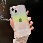 Rainbow Laser Statiivi hoidja telefoni&uuml;mbris Iphone 13 12 11 Pro Max Xs Max Xr X 13pro 11 Clear p&otilde;rutuskindla kaitseraua Aurora tagakaas Ffor iPhone XR