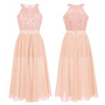 Printsessi pitsist lillet&uuml;druku kleit pruutneitsi peo&otilde;htuks, pidulik kleit, lastele m&otilde;eldud kleidid 12-14 Years