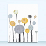 Tree Yellow Plant plakatid ja tr&uuml;kised Magamistoa kaunistus Seinapilt toa jaoks V&auml;rviline lilleline l&otilde;uend maalimine Abstraktne geomeetriline 21x30 No Frame