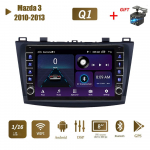 2 Din Androidi autoraadio multimeediumivideopleier Mazda 3 2010-2013 jaoks Nupuga WiFi BT 1+16GB 1+16GB