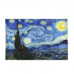 Van Gogh t&ouml;&ouml;tab l&otilde;uendil p&auml;evalille, maalib plakateid ja v&auml;ljatr&uuml;kke Abstraktsed seinakunstipildid Cuadrod elutoa sisekujunduseks 21*30cm