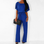 Rompers Naiste Jumpsuit l&uuml;hikeste varrukatega m&auml;ngukost&uuml;&uuml;m Clubwear sirge s&auml;&auml;rega naiste kombinesoon v&ouml;&ouml;ga body Rompers S kuninglik sinine v&auml;rv