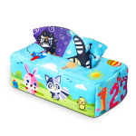 Magic Tissue Box beebim&auml;nguasi, pehmed Montessori sensoorsed m&auml;nguasjad 0&ndash;6&ndash;12 kuu vanustele imikutele, suure kontrastsusega beebim&auml;nguasjad vasts&uuml;ndinutele, v&auml;ikelastele, imikutele kingitus 22x12x8cm
