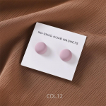 Safe Macaron color Hijab Brooch Strong Metal Plating Magnetic Hijab Clip Luxury No Hole Pins Brooches Magnet For Muslim 1