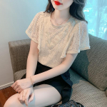 Lendav varrukas &otilde;&otilde;nes pitss&auml;rk naiste suvi 2023 Moodne kaelaga elegantne pluus Naiste prantsuse magusa temperamendi &otilde;hukesed topid 27630 S aprikoosi