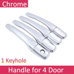 for Mitsubishi Grandis 2003 2004 2005 2006 2007 2008 2009 2010 2011 Chrome Door Handle Cover Garnish Car Stickers 1 Keyhole 4 Door
