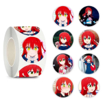 BOCCHI KALJU! Rullpaberi kleebised, 500 lehte rullis.