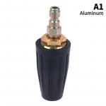 1 tk survepesuri otsikud, 360&deg; p&ouml;&ouml;rlev turbootsik 4000 PSI koos 1/4-tollise kiir&uuml;hendusega A1Aluminum