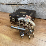 Marine Brass Sextant Wood Box Vintage Solid Antiikne Merepurjetamine Merev&auml;e Merev&auml;e Funktsionaalne Kingitus J&otilde;ulukingitus