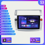 Hizpo 8G+128G 2din Android 12 autoraadio Citroen C4 C-Triomphe C-Quatre 2004-2014 Multimeedia Video 4G Carplay RDS DSP GPS Navigaion DAB Autoradio jaoks S3 8Core 3G 32G