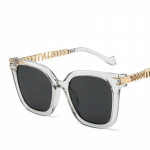 Fashion Square P&auml;ikeseprillid Meeste Br&auml;ndi Disainer Golden Hollow Chain Leg P&auml;ikeseprillid V&auml;liskandmine P&auml;ikesekaitse P&auml;ikesevarju prillid