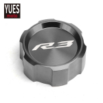 Mootorratta tarvikud Jalgratta esi- ja tagapidurivedeliku silindri paagi kaanekork Yamaha YZF R3 jaoks rear red