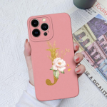 Apple iPhone 13 14 15 Pro Max X XS XR SE telefoni korpuse kate Vedel pehme matt silikoon Mood p&otilde;rutuskindlad lillekirjad iPhone'i korpuse kaitseraua jaoks iPhone 15 Pro Max