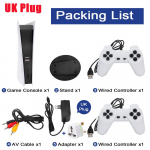 VAORLO Game Station 5 videom&auml;ngukonsool 200 klassikalise m&auml;nguga 8-bitise teleri konsool Retro pihuarvuti lastele USB juhtmega m&auml;ngum&auml;ngija AV v&auml;ljund UK