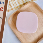 Valged roosad, kollased prillid, kosmeetilised kontaktl&auml;&auml;tsed, kontaktl&auml;&auml;tsede &uuml;mbris silmadele reisikomplekti hoidja konteiner reisitarvikud 7*7*2.4cm