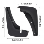 4Pcs For Toyota probox 2002 High Quality Mudflaps Protector Mudguard Splash Guitars Guards Fender Mud Flaps car Accessories