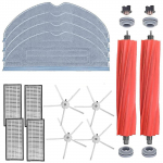 2 tk p&otilde;hihari + 4 tk k&uuml;lgharju + 4 tk Hepa filtrit + 4 tk mopilapp Roborock S7/S7 +/S7 Plus /S7 Max/T7S/T7S Plus robotitarvikutele 1 Set