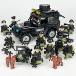 L-39 must SWAT auto v&auml;ikeste osakestega maastikus&otilde;iduk laste ehitusklotsid m&auml;nguasi nukk koostem&auml;nguasi