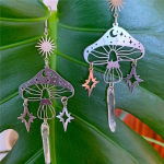 Looduslik ebaregulaarne kvartsist ripats, seene disain rippuvad k&otilde;rvar&otilde;ngad sulamist ehted peen kingitus naiste t&uuml;drukutele h&otilde;be