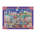 Puzzle Life London City Night 500 t&uuml;kki, 38x52cm pusle, lastem&auml;ngud, &otilde;petlikud m&auml;nguasjad blue