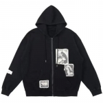 Naiste T&auml;navapruun Graffitiprint Lukuga Vintage Topid Pusad Pusad Pusad Kawaii Pluus Grunge Y2k Mantlid S&uuml;gisjoped L must