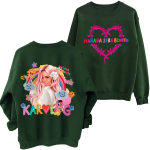 Karol G Bichota La Bichota dressipluus Unisex naine Harajuku &Uuml;markaelus, pikkade varrukatega Oversize kapuuts F&auml;nnid Kingitussviitrid Unisex L