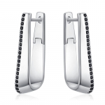 Black Awn Black Jewelry Hoop k&otilde;rvar&otilde;ngad naistele Hoop Ear King k&otilde;rvar&otilde;ngas