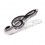 M&auml;rkmeklamber Muusikaline skaala kuju Korduvkasutatav &otilde;&otilde;nes kaasaskantav memo kirjaklambri register J&auml;rjehoidja Raamat Kontor Kooli kirjatarvete klamber A must