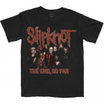 Slipknot The End So Far Album Cover Group Black Rock Metal Unisex T-s&auml;rk S
