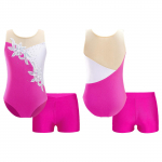 Lastele, t&uuml;drukutele, v&otilde;rkkangast litrid, tantsutrikood ja l&uuml;hikesed p&uuml;ksid uisutamise treeningkost&uuml;&uuml;mi jaoks 3-4 Years Heleroosa