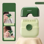 Laste juuksel&otilde;igatud 2-in-1 tukk kamm Kaasaskantav k&auml;siraamat Beebi katkised juuksed L&otilde;ikamisvastane trimmikamm Armas raseerimiskamm