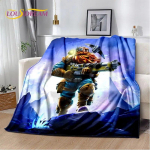 DRG Deep Rock Galactic Game Gameri pehme pl&uuml;&uuml;sist tekk, flanelltekk elutuppa magamistoa voodi diivani piknikukate 75x100cm (30x40inch)