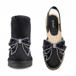 1 paar Rhinestone Bowknot kristallist kingav&otilde;lu