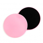 1 paar Fitnessi libisemisketast Kahepoolne Saadaval EVA-vahust k&otilde;hu&otilde;&otilde;ne lihaste kasvatamine, treenimine libisemiskettad liuguri harjutuste liugplaat roosa