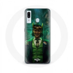 &Uuml;mbris Samsung Galaxy A30 Loki Thor Ragnarokile koos kiivriplakatite tegelaste seeria 1. hooajaga