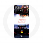 Redmi Note 11 5G &uuml;mbris Formula 1 Max Verstappen F1 Driver must punane ja kollane