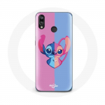 Huawei P20 Lite Stitch &uuml;mbris ja ingelsinine roosa