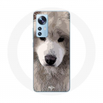 Coque pour Xiaomi Mi 12 / 12X Samoy&egrave;de Gris Race de chiens